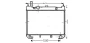 Радіатор охолодження двигуна Toyota Hiace (95-) AVA AVA QUALITY COOLING TO2471 (фото 1)