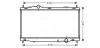 Радиатор охлаждения двигателя Lexus GS (05-) AVA AVA QUALITY COOLING TO2495 (фото 1)