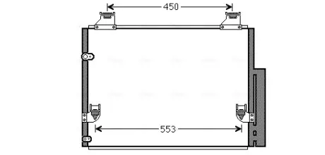 Радіатор кодиціонера AVA QUALITY COOLING TO5563D