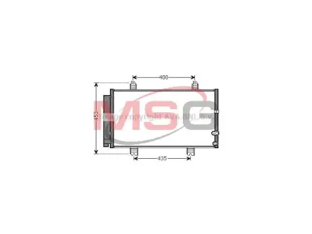 Радіатор кондиціонера AVA AVA QUALITY COOLING TO5653D