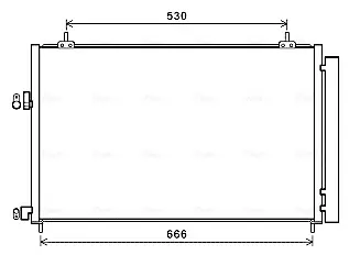 Радіатор кондиціонера Toyota Rav4 12> AVA AVA QUALITY COOLING TO5679D