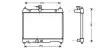 Радіатор охолодження двигуна Toyota Yaris (99-05) 1,0i 1,3i MT AVA AVA QUALITY COOLING TOA2251 (фото 1)