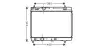 Радіатор охолодження двигуна Toyota Yaris (05-) 1,0i 1,3i, Yaris (11-) 1,0i MT AVA AVA QUALITY COOLING TOA2357 (фото 1)