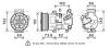 Компресор кондиціонера Toyota Avensis (09-) Rav 4 III (06-), 2.0i, 2.0D, 2.2D AVA AVA QUALITY COOLING TOAK683 (фото 1)