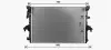 Радіатор охолодження двигуна VW T6 (15-) MT/AT AVA AVA QUALITY COOLING VN2436 (фото 2)