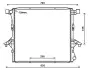 Радіатор, Система охолодження двигуна AVA QUALITY COOLING VNA2363 (фото 1)