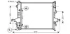 Радіатор, система охолодження двигуна AVA QUALITY COOLING VO2133 (фото 1)