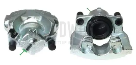 Суппорт гальмівний (передній) (L) Renault Megane III 09- (d=54mm) (ATE) (для дисків d=258/280mm) AXIA 394568