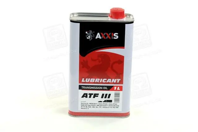 Олива трансміс.(червоне) ATF 3 (Каністра 1л) AXXIS 48021043914 (фото 1)