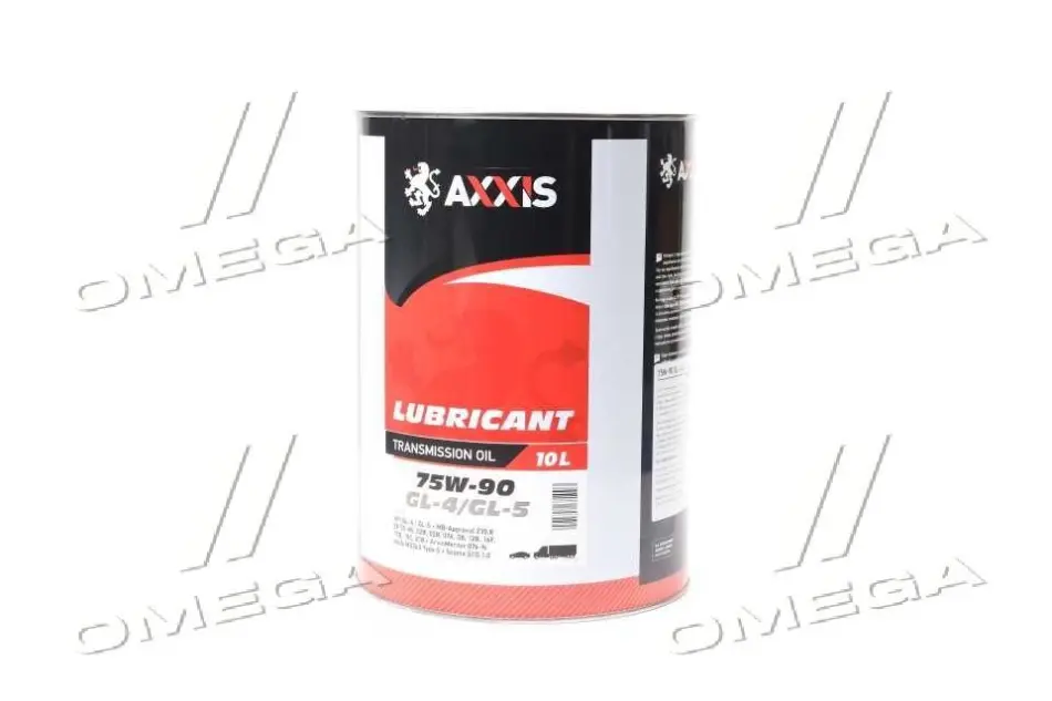 олива трансмісс. 75W-90 GL-4 / GL-5 (Каністра 10л) AXXIS AX1009 - фото 1