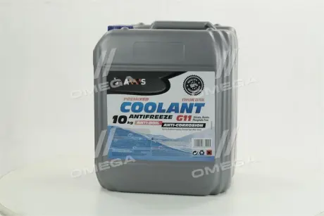 Антифриз BLUE G11 Сoolant (синій) (Каністра 10кг) AXXIS AX2012