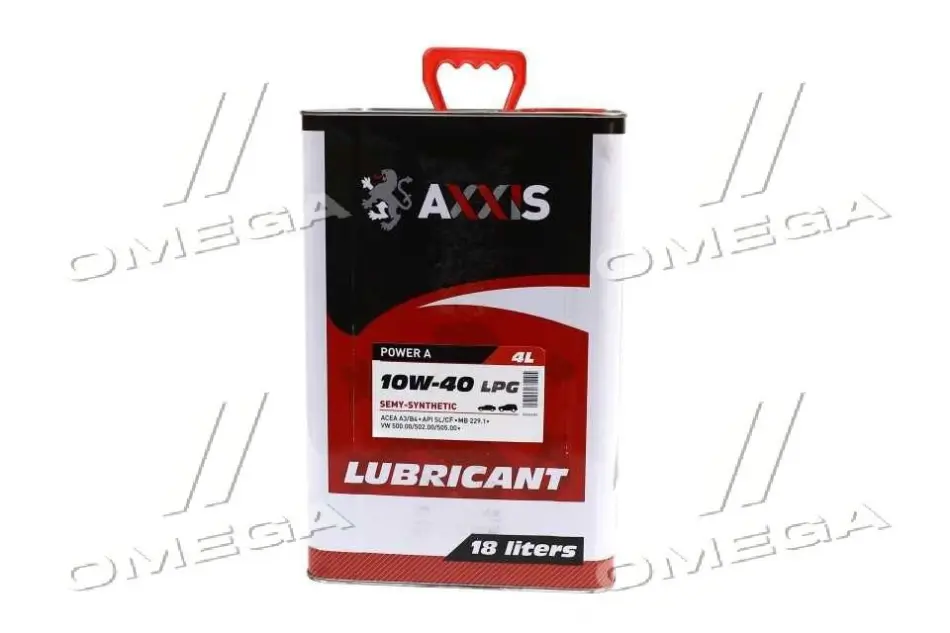 Олива моторн. 10W-40 LPG Power A (Каністра 18л) AXXIS AX2030 (фото 1)