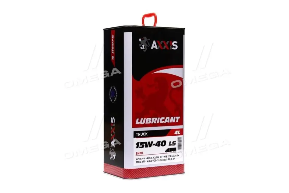 Олива моторн. TRUCK 15W-40 LS SHPD (Каністра 4л) AXXIS AX2047 (фото 1)