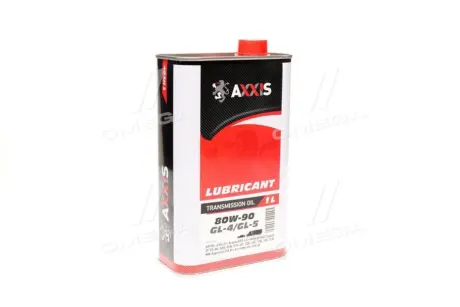 Олива трансміс. 80W-90 GL-4-GL-5 (Каністра 1л) AXXIS AX2057
