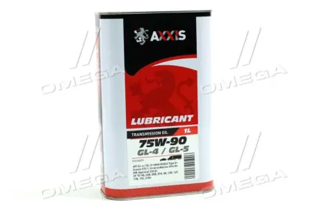 Олива трансміс. 75W-90 GL-4-GL-5 (Каністра 1л) AXXIS AX2060