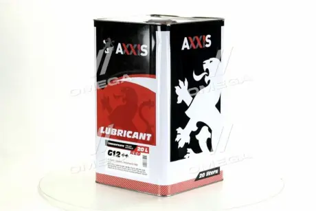 Антифриз RED концентрат G12+ (-80C) червоний (Каністра 20л-22.4кг) AXXIS AX2087