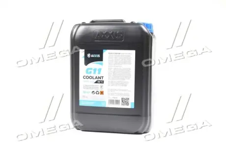 Антифриз BLUE G11 Сoolant Ready-Mix -36°C <> (синій) (Каністра 10кг) AXXIS AXP999G11BRDM10