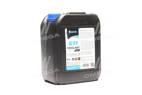 Антифриз BLUE G11 Сoolant Ready-Mix -36C (синій) (Каністра 5кг) AXXIS AXP999G11BRDM5