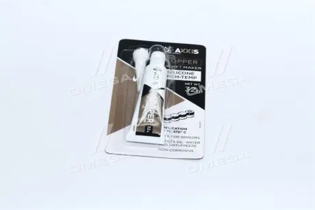 Герметик мідний силіконовий високотемпературний 32гр AXXIS VSB005