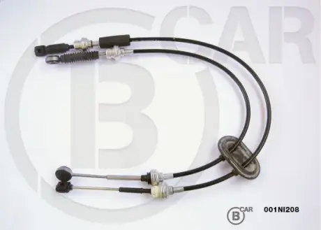 Трос КПП Opel Movano/Renault Master 2.2, 2.5 DCI (КПП PK6) 1145/980mm B CAR 001NI208