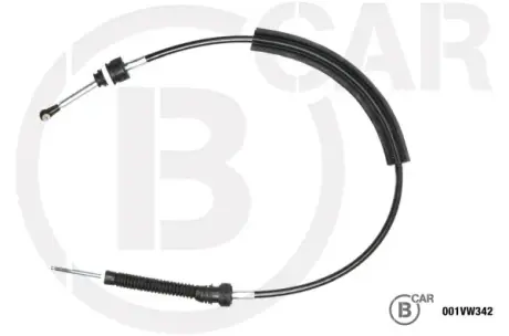 Трос привода коробки передач B CAR 001VW342
