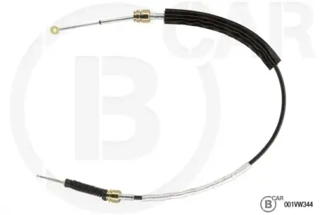 Трос привода коробки передач B CAR 001VW344