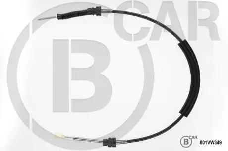 Трос привода коробки передач B CAR 001VW349