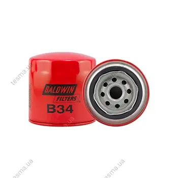 Oil filter, Spin-On. Фильтр масляный, накручиваемый BALDWIN FILTERS B34 (фото 1)