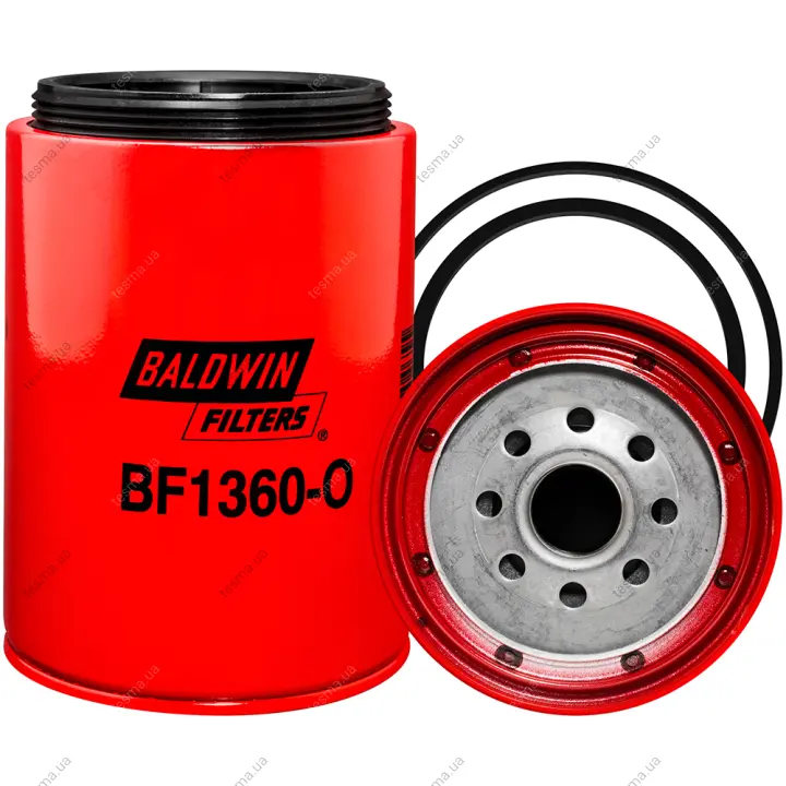 Fuel filter, water separator, Spin-On. Фильтр топливный сепаратор, накручиваемый BALDWIN FILTERS BF1360O (фото 1)