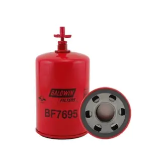Resin Ribbon Fuel Coalescer Spin-on with Drain BALDWIN FILTERS BF7695