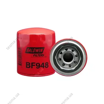 Fuel filter, Spin-On. Фильтр топливный, накручиваемый BALDWIN FILTERS BF948 (фото 1)