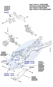 Проставка пружини (задньої/верхня) Mazda 626 92-97 BELGUM BG1150