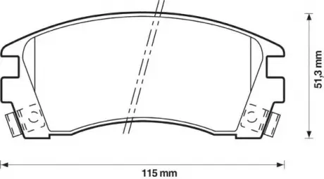 Автозапчасть BENDIX 572397B