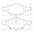 Brake pads. Колодки тормозные, дисковый тормоз BENDIX 572576B (фото 1)