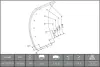 Комплект тормозных башмаков, барабанные тормоза BERAL 1735109306015613 (фото 1)