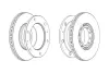Тормозной диск BERAL BCR342A (фото 1)