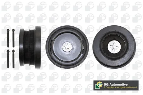 Шків колінвалу 3(E46)/ 5(E39)/ X5(E53)/ Omega B 2.5/3.0D 98-05 (комплект) BGA DP3130K