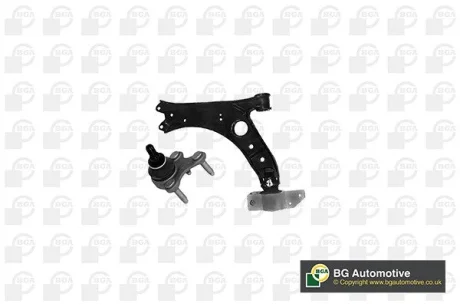 Важіль підвіски перед. (знизу) Audi A3/Skoda Octavia/SuperB/VW Caddy III/Golf V/VI 03- Л. BGA TRC9606
