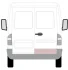 Ремонтна панель дверей задн прав (Підлога) MERCEDES SPRINTER 901, 902, 903, 904, 905 VW LT II 01.95-07.06 BLIC 6015003546172P (фото 2)