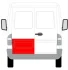 Ремонтна панель дверей задн лів (обшивка, нижня частина, 1/3 вис) MERCEDES SPRINTER 901, 902, 903, 904, 905 VW LT II 01.95-07.06 BLIC 6016003546151P (фото 2)