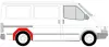 Ремонтна частина крила задн Прав (коротка модель) FORD TRANSIT IV FL. TRANSIT IV FL II 01.91-07.00 BLIC 6504032515596K (фото 2)