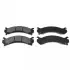 Комплект гальмівних колодок передн, CADILLAC DEVILLE, DTS CHEVROLET AVALANCHE, EXPRESS, SILVERADO 1500, SILVERADO 2500, SILVERADO 2500 HD GMC SIERRA, YUKON HUMMER H2, HUMMER H2 4.3-8.1 10.98- BLUE PRINT ADA104246 (фото 1)