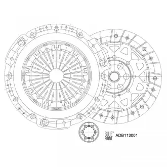Комплект сцепления BLUE PRINT ADB113001
