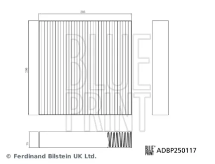Автозапчасть BLUE PRINT ADBP250117