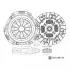 Комплект сцепления BLUE PRINT ADC430129 (фото 1)