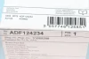 Комплект гальмівних колодок з 4 шт. дисків BLUE PRINT ADF124234 (фото 6)