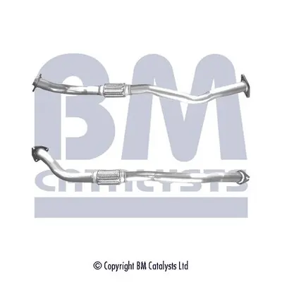 Вихлопна труба передн NISSAN NAVARA 2.5D 11.01- BM CATALYSTS BM50144 (фото 1)