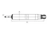 Shock absorber, suspension. Амортизатор, ходовая часть BOGE 27116F (фото 1)