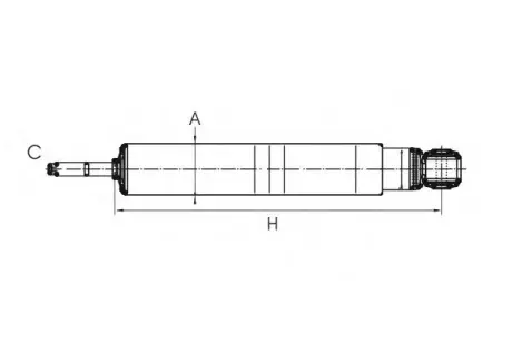 Shock absorber, suspension. Амортизатор, ходовая часть BOGE 27116F