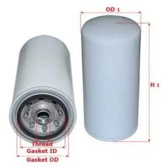 Fuel filter, Spin-On. Фильтр топливный, накручиваемый BOMAG 05717966